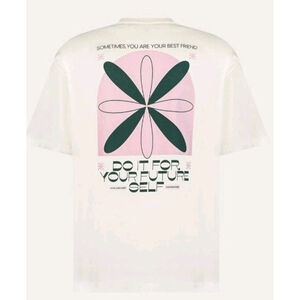 Active After Coffee Do It For Your Future Self T Shirt Size L NWT Funky Floral